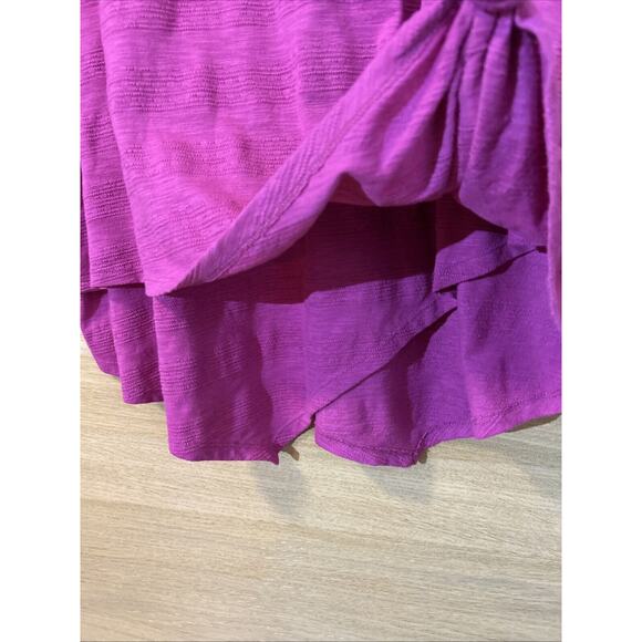 Westbound Woman Vivid Fuchsia Pink Cotton Sz 2X layered Asymetrical Tunic Top - Picture 7 of 7